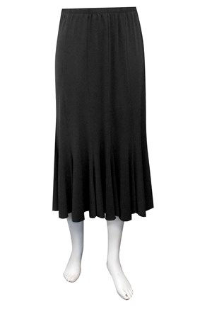 BLACK - Paula soft knit skirt